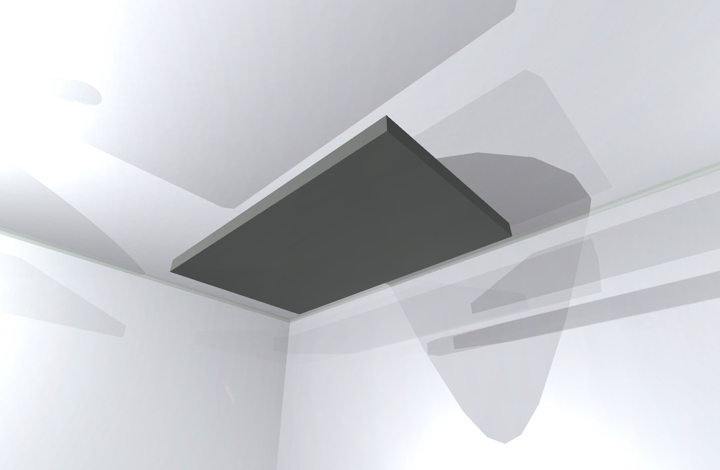 CEILING BAFFLE - Steel Grey