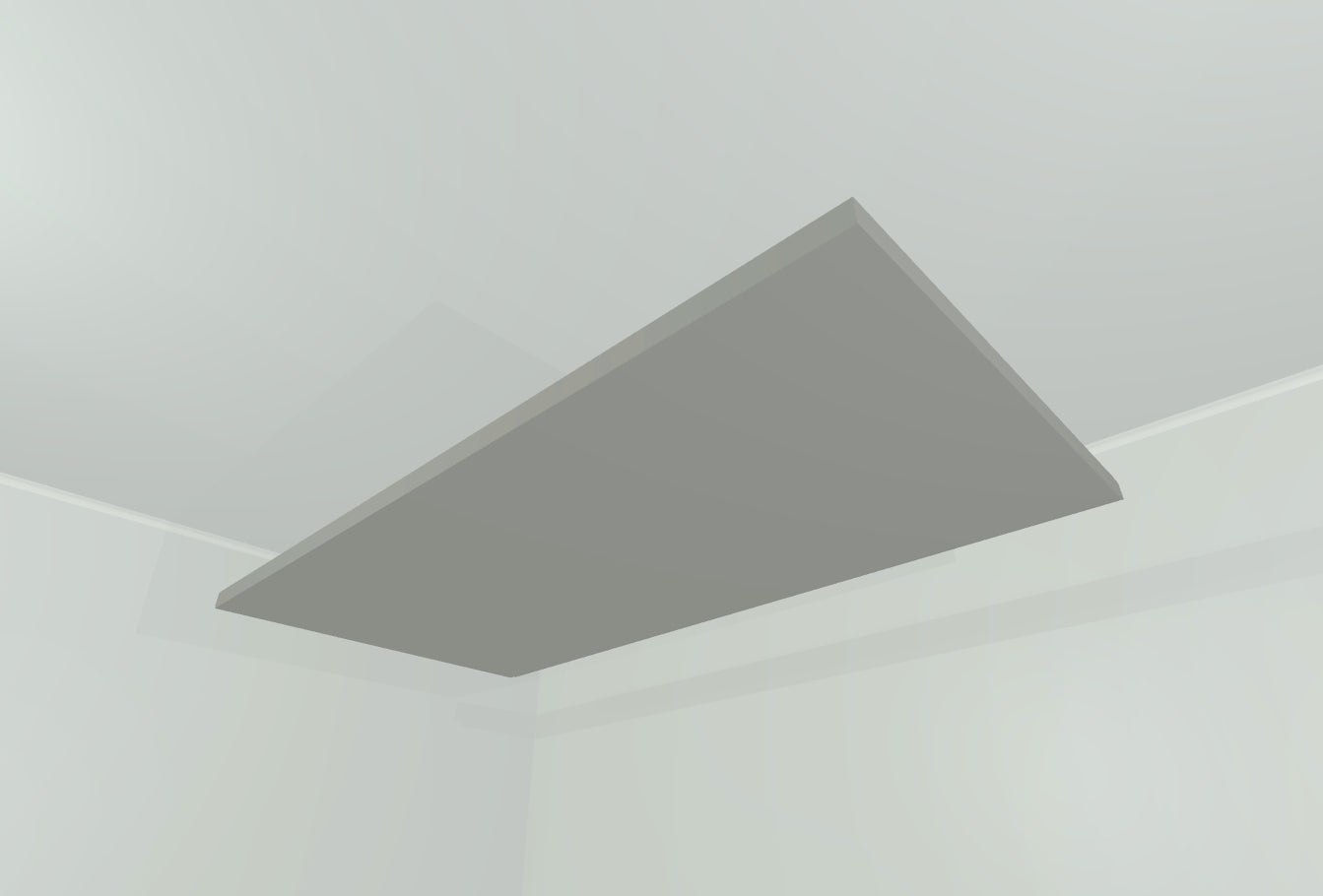 CEILING BAFFLE - Steel Grey