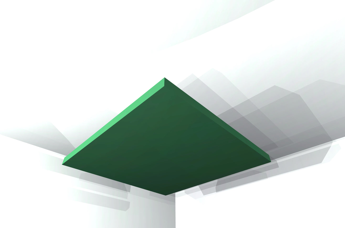 CEILING BAFFLE - Hunter Green