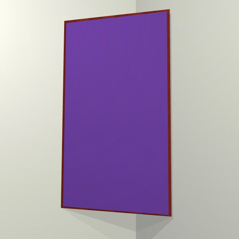 CORNER BASS TRAP - GRAPE & GUNSTOCK FRAMED