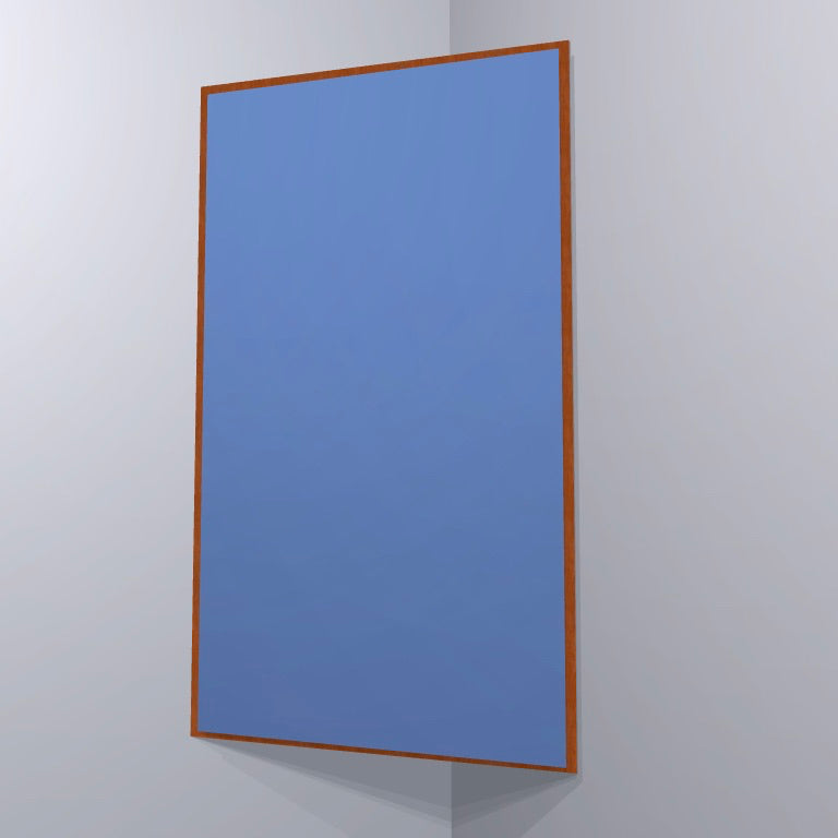 CORNER BASS TRAP - SKY BLUE & GUNSTOCK FRAMED