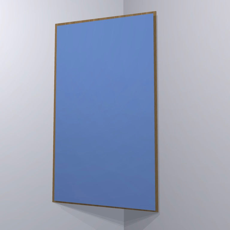 CORNER BASS TRAP - SKY BLUE & SPECIAL WALNUT FRAMED