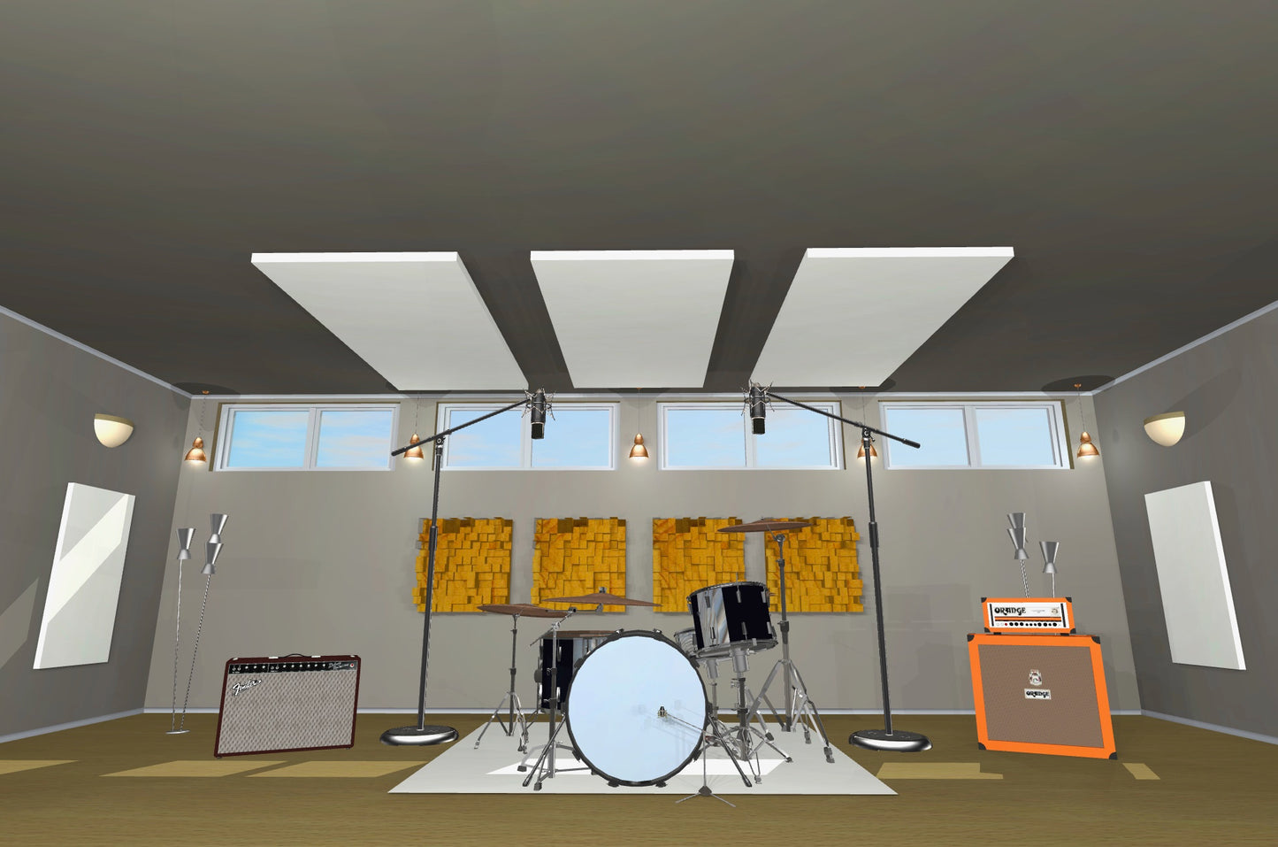 CEILING BAFFLE - White