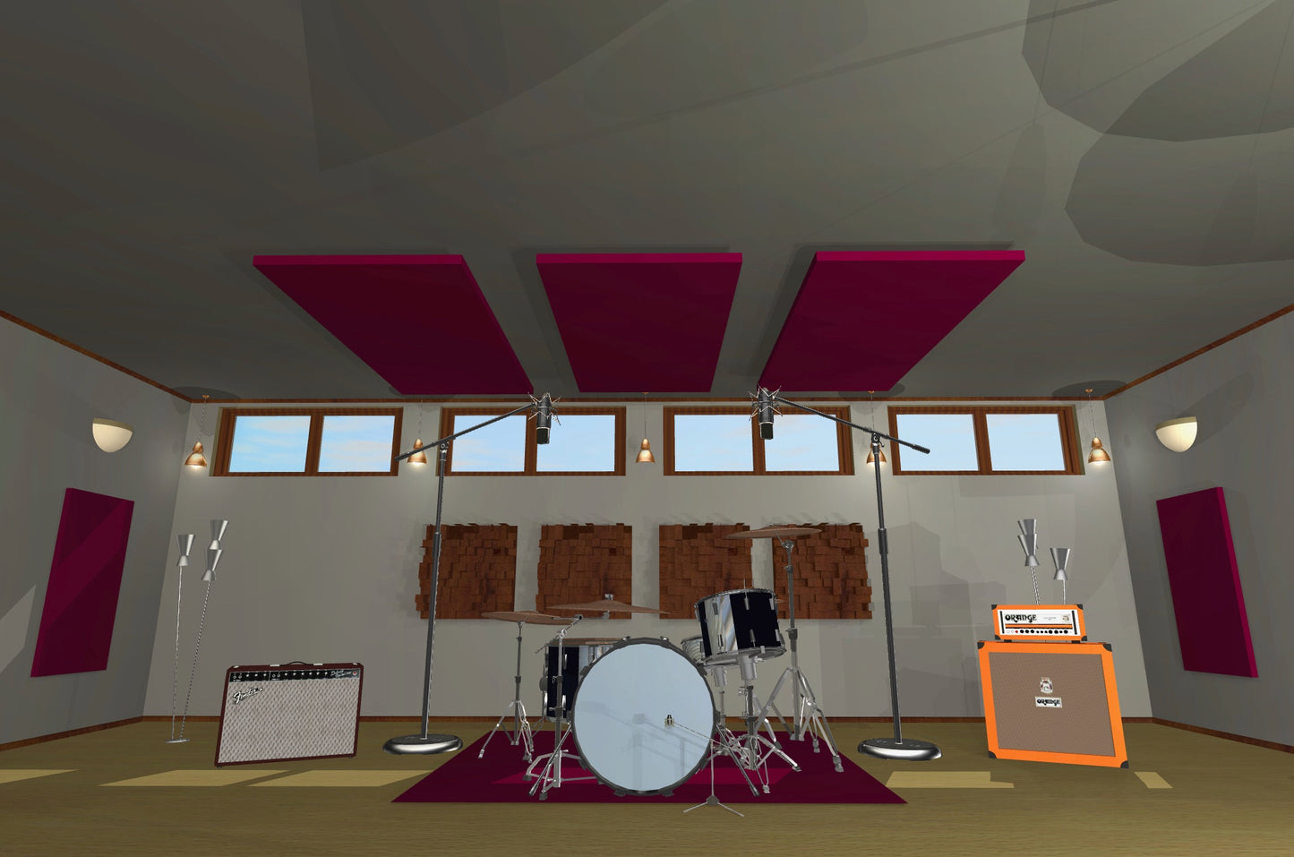 CEILING BAFFLE - Wine