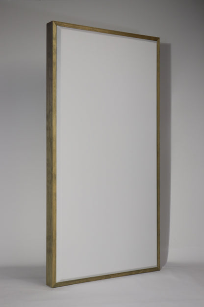 Acoustic Panel - White with Classic Grey Wood Frame