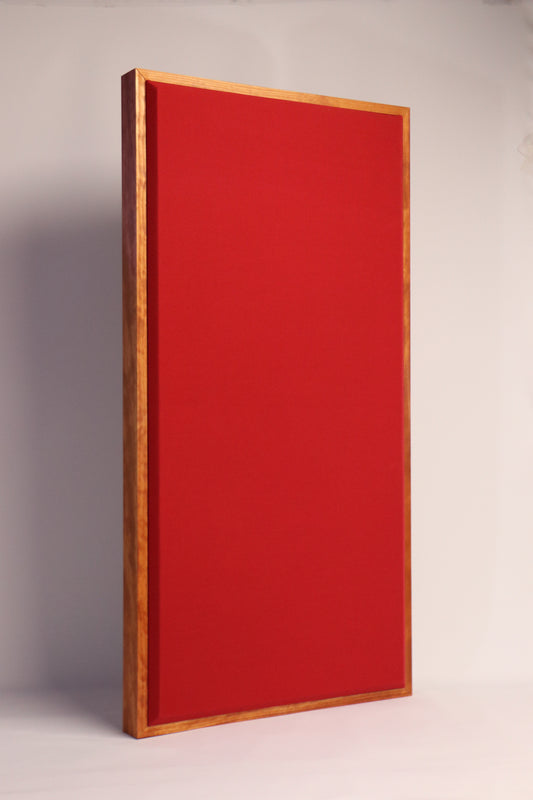 ACOUSTIC PANEL - COOL RED & GUNSTOCK FRAMED