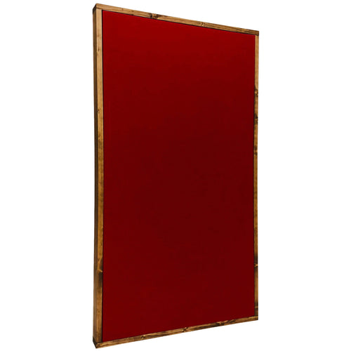 ACOUSTIC PANEL - COOL RED & SPECIAL WALNUT FRAMED